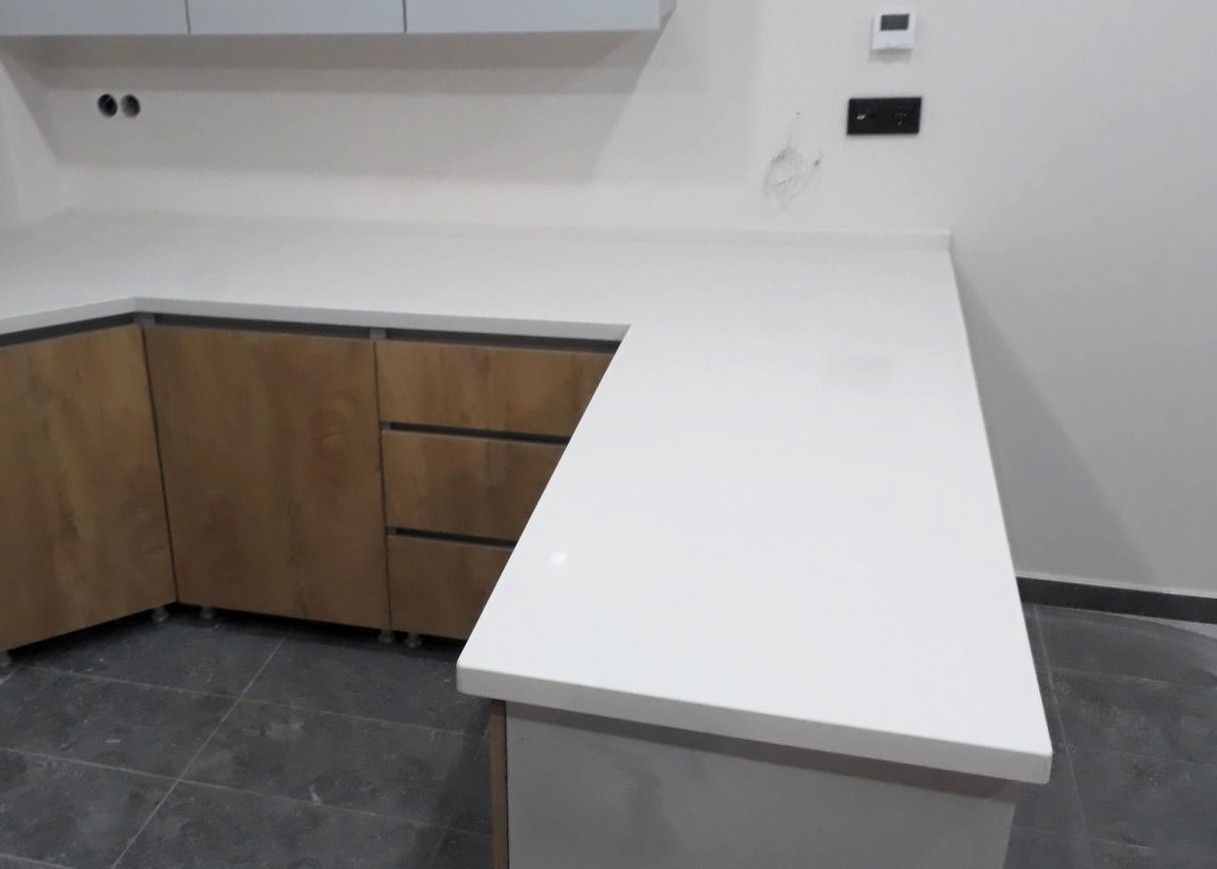çimstone Arcadia modeli ada tezgah Ankara