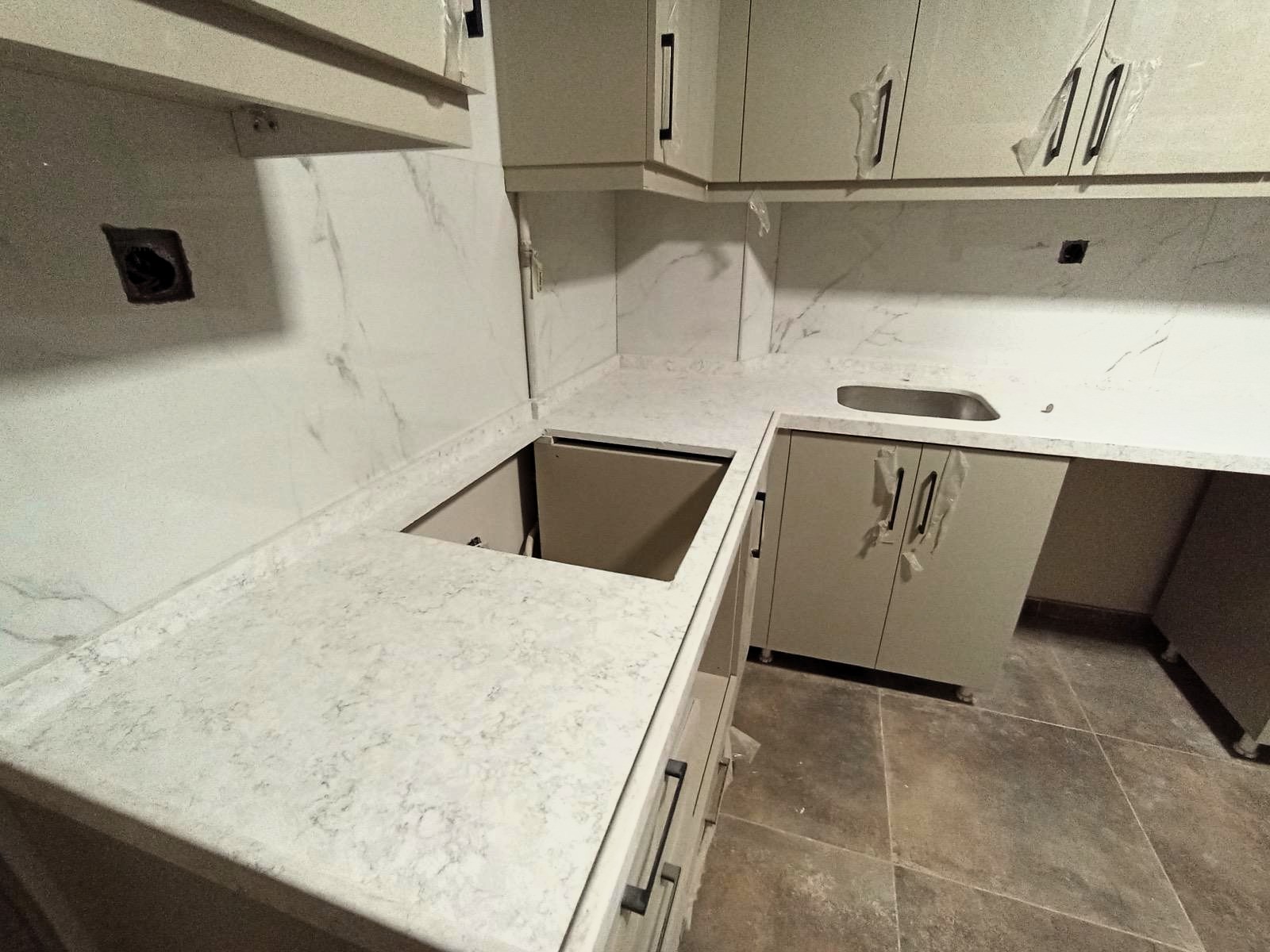 Çimstone Amanos model mutfak tezgahı